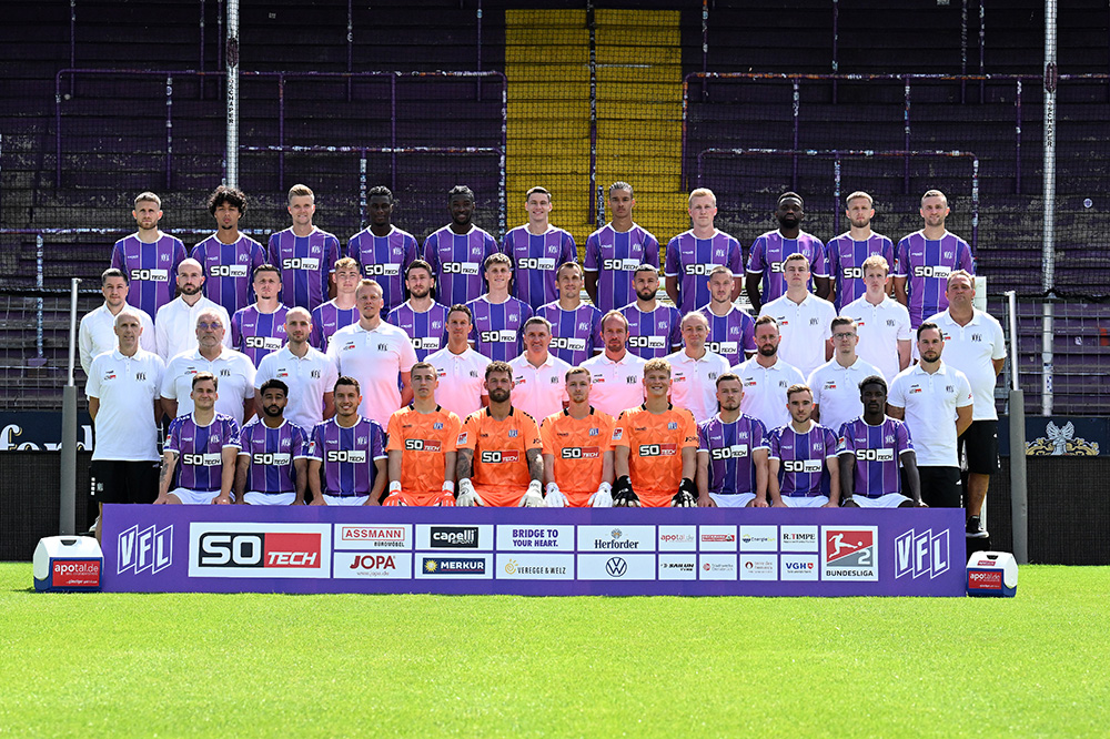 Das Mannschaftsbild der Fußballer vom VfL Osnabrück.